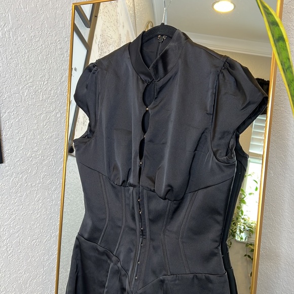 House of CB 'Carmina' Black Mini Corset Dress - Picture 9 of 11